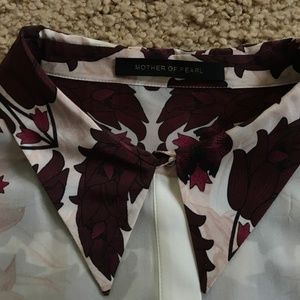 Mother of Pearl Silk Shirt